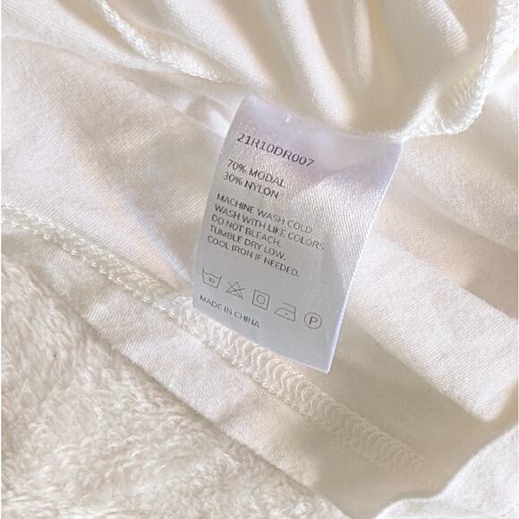 NAP Loungewear Wide Loose Fit Bat Sleeve Gathered Waist Midi Dress, size S - Picture 9 of 9